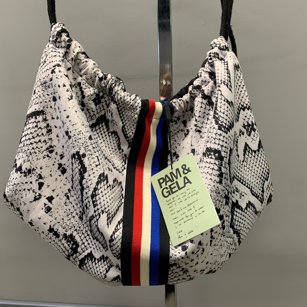 Pam & Gela Snake Print Backpack